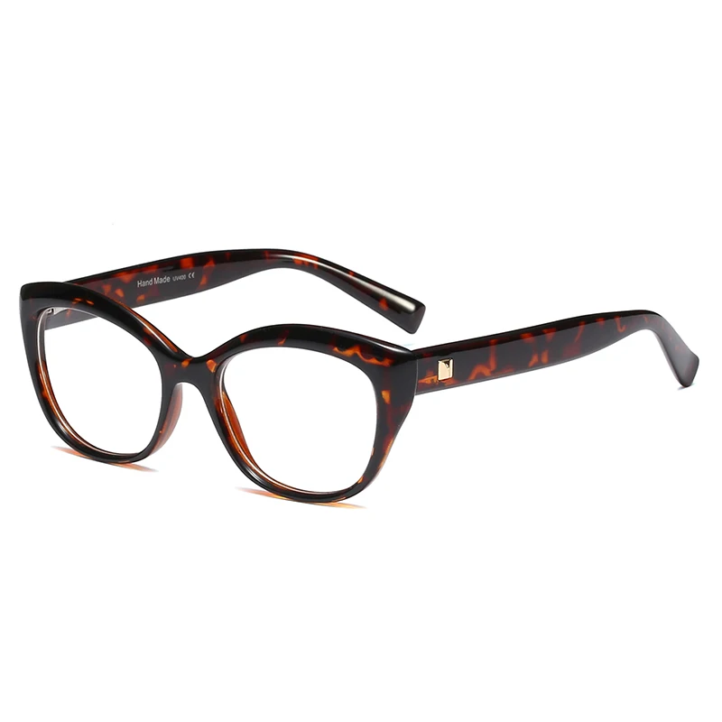 C5 Leopard Pro Acme модная оправа для очков в стиле кошачьи глаза для женщин женские оптические очки чистые прозрачные очки компьютерные очки PC1287 - Цвет оправы: C5 Leopard