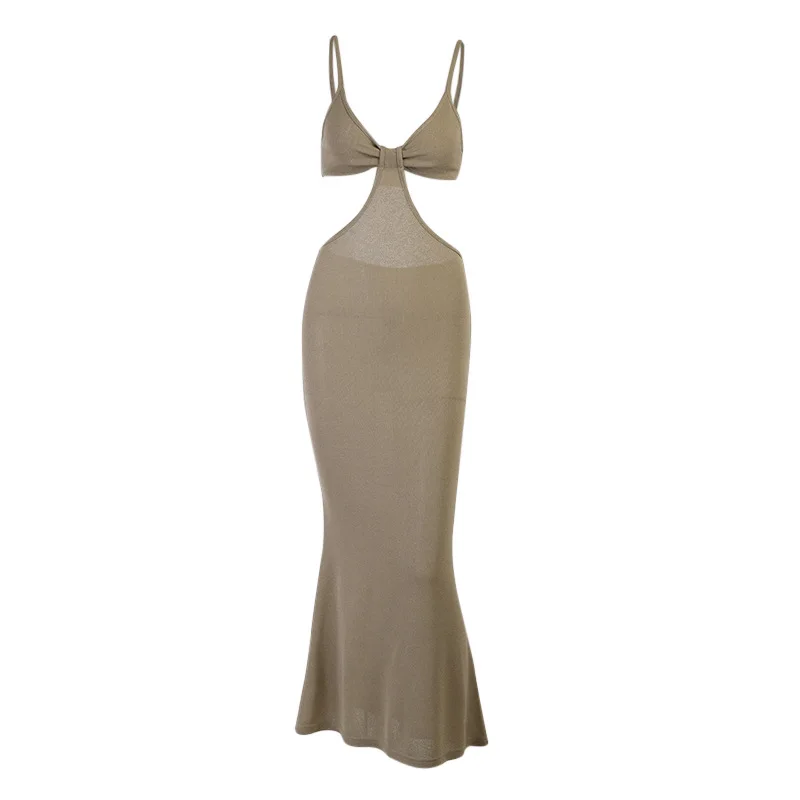 

Women Vintage Mermaid Cut Out Sleeveless Bodycon Dress Sexy Short Party Dress Wedding Formal dress Night Club Dress