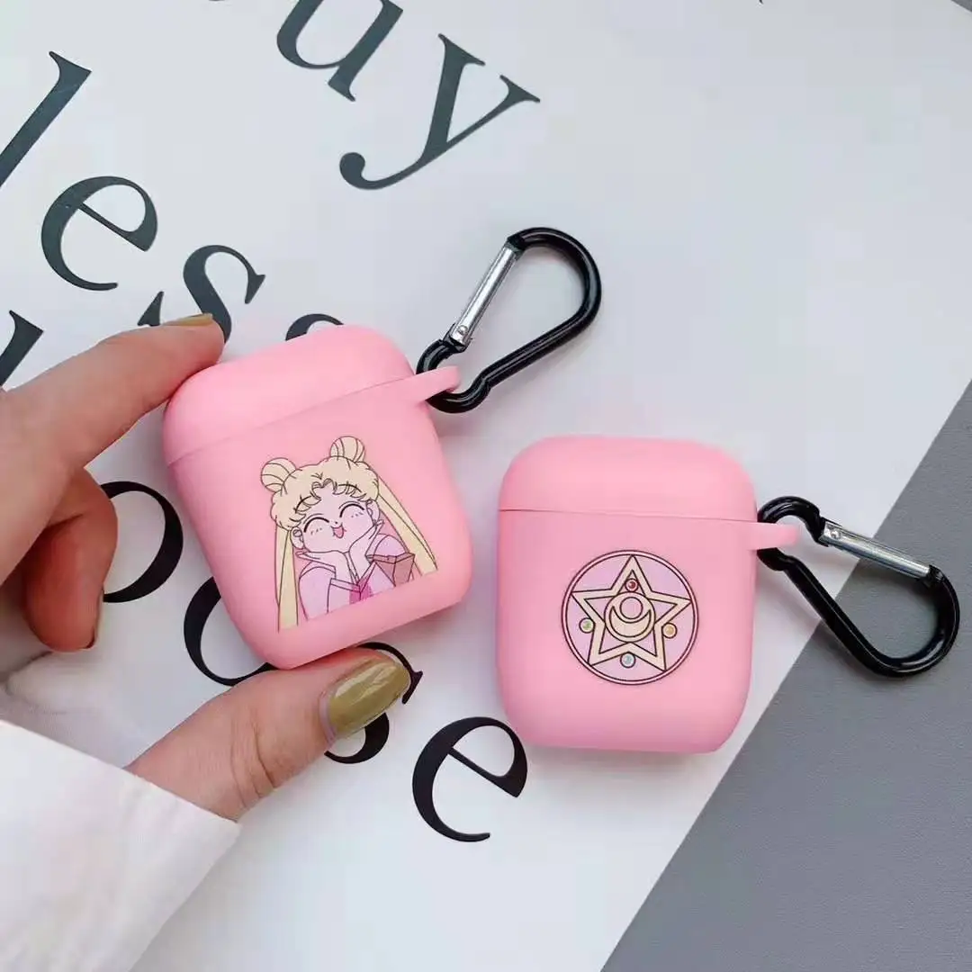 3D мультфильм для Airpods силиконовый стежок чехол для Apple Air pods милый чехол для гарнитуры наушников чехол для Earpods аксессуары