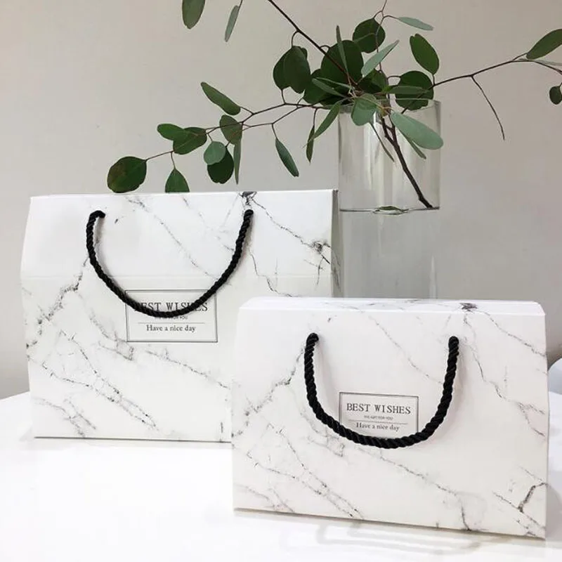 100 шт креативные мраморные стильные конфетные коробки свадебные сувениры для