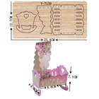 Новые деревянные штампы с кроликом для скрапбукинга разных размеров V-7131