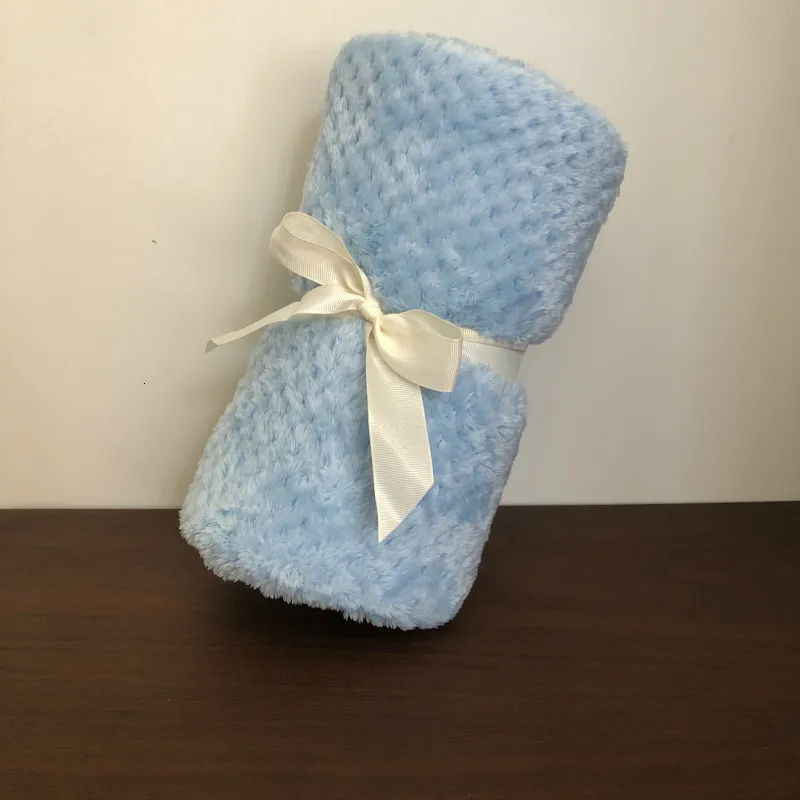 неонатальный младенец бидон ультрамягкий сетчатый фланель детский одеяло