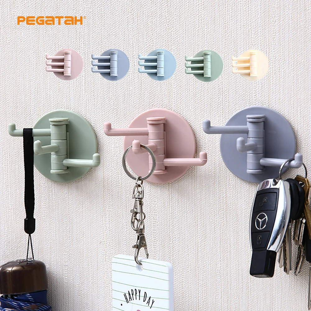 

Entrance Wall Hanging Door Hook Key Rack Storage Rack Towel Hanger Bathroom Rack Hook Multi-Purpose Storage Hook