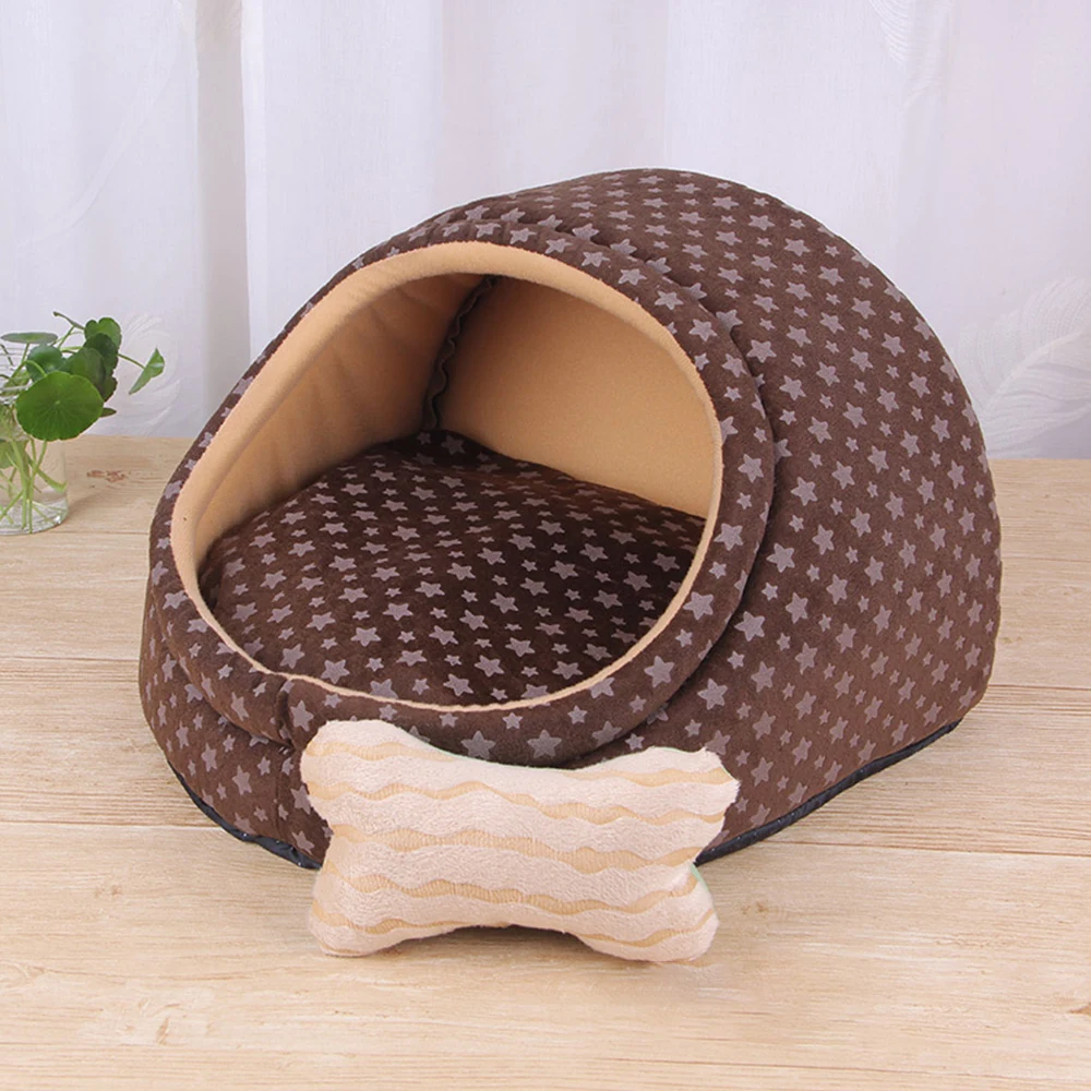 DIDIHOU Winter Warm Puppy Dog Pet Bed House Removable Beds for Small Dogs Cats Kedi Katten Mat Kennes Mascotas Home | Дом и сад