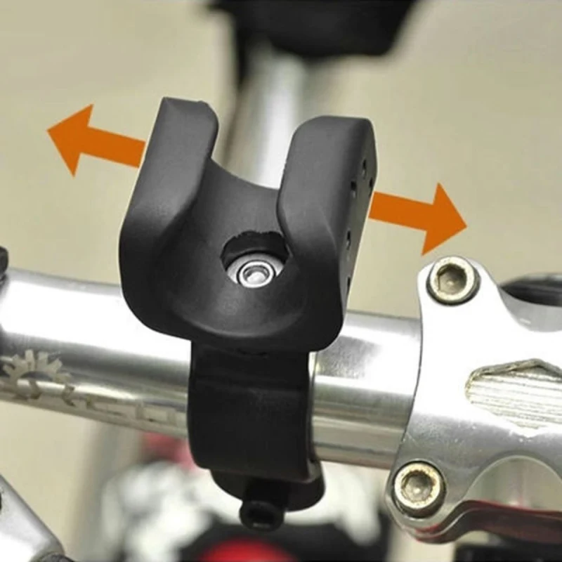 Светодиодный велосипедный передний фонарь с держателем на 360 градусов