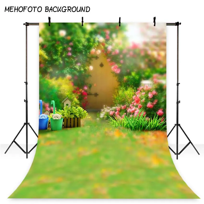Светло-серый 1.5*2.2 meters /5*7 feet Photo Background Spring Children Baby Holiday Photo Studio Foldable Photography Backdrop Vinyl Fabric - Цвет: Светло-серый