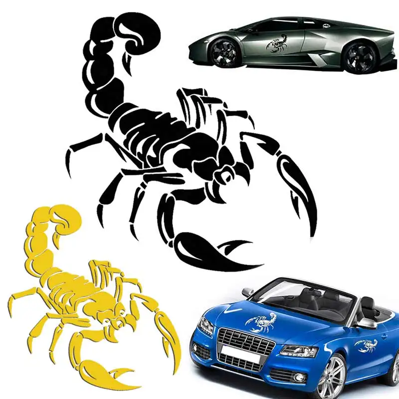 Refective 3D Scorpion мотоциклетные автомобильные наклейки для BMW VW Audi Ford Toyota