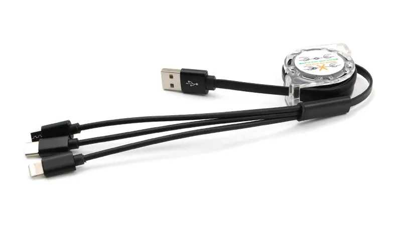 3 в 1 Выдвижной кабель мульти USB зарядное устройство кабель Micro usb type C для huawei p30 p20 lite mate 30 20 honor 9x8x10 9 y9 P smart