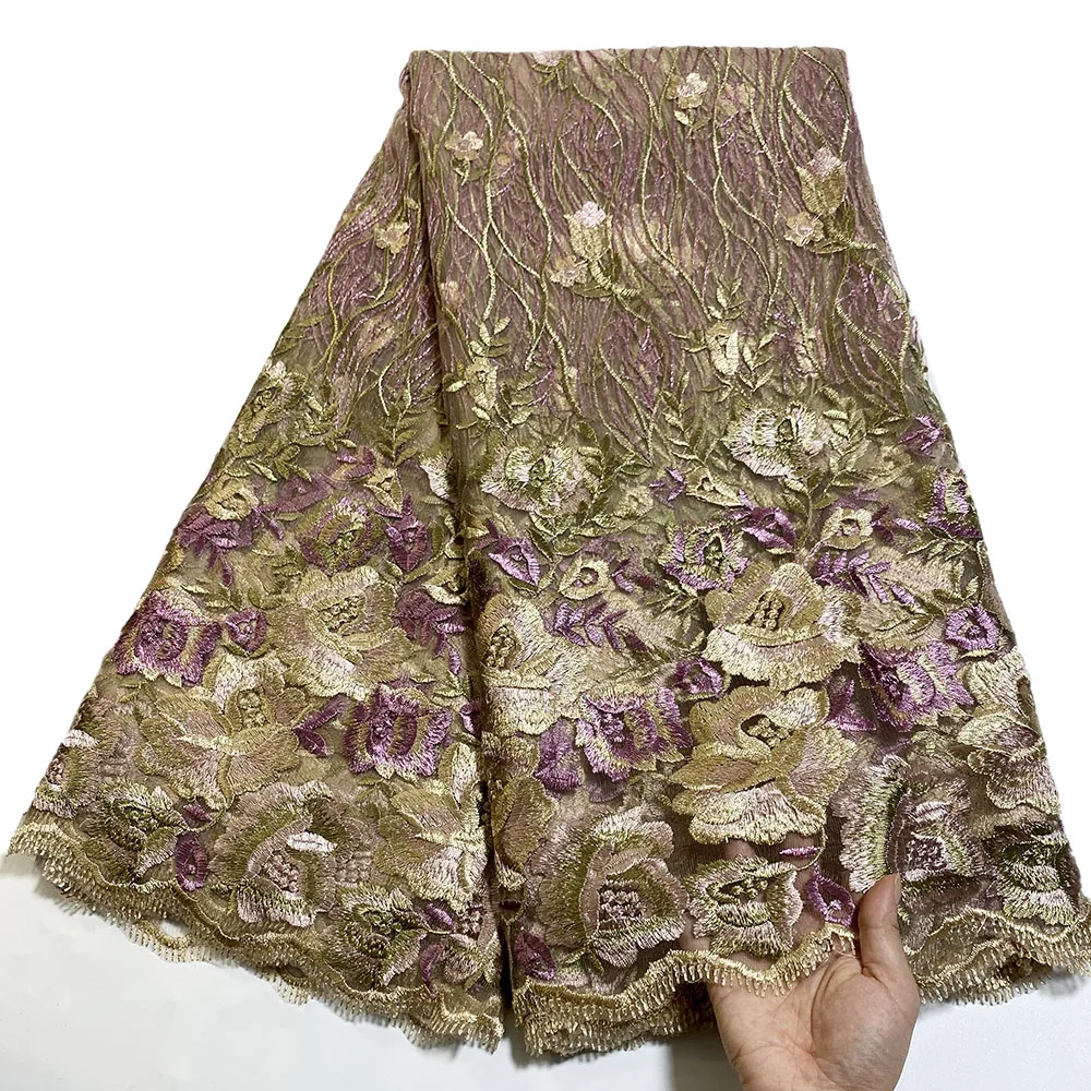 Красивое Африканское Сетчатое кружево африканская кружевная ткань 2021 новейшее