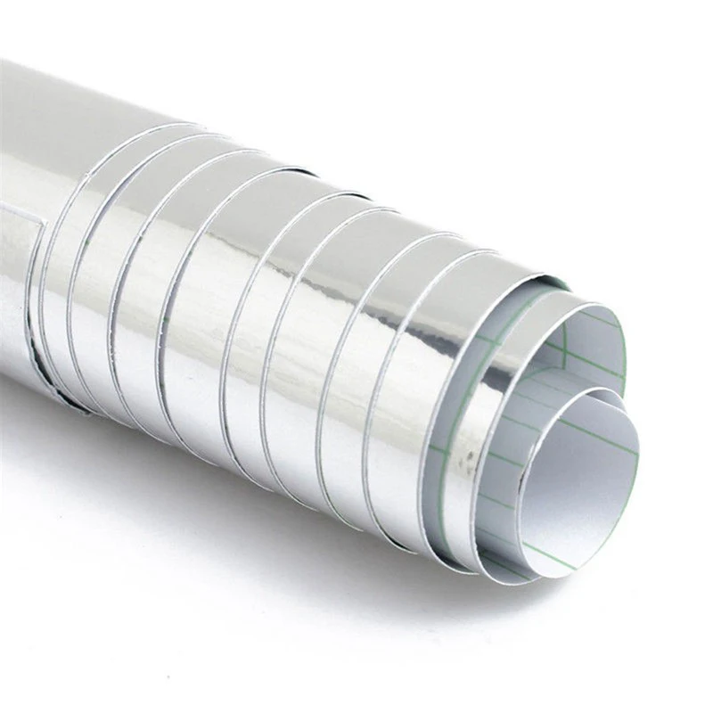 Хромированная Автомобильная наклейка фотопленка рулон самоклеящаяся пленка