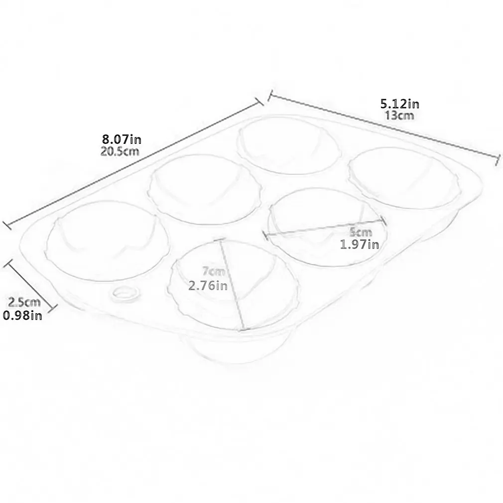 

Six Eggs Easter Silicone Cake Mould Egg Baking Mold DIY Chocolate Cake Mold Kitchen Three-Dimensional Baking Tool kitchen tools