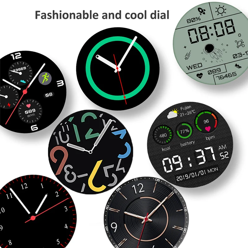 

Smart Watch Men Bluetooth Call Full Touch Screen Heart Rate Monitor Sport Smartwatch SK6 Android IOS For HUAWEI GT2 PRO SK8pro