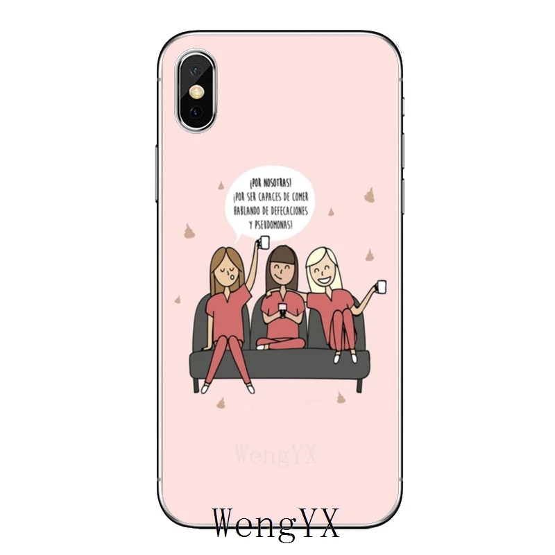 Мультяшный медсестра медицинская медицина для Samsung Galaxy S10 Lite S9 S8 S7 S6 edge Plus S5 S4 Note 9 8 5