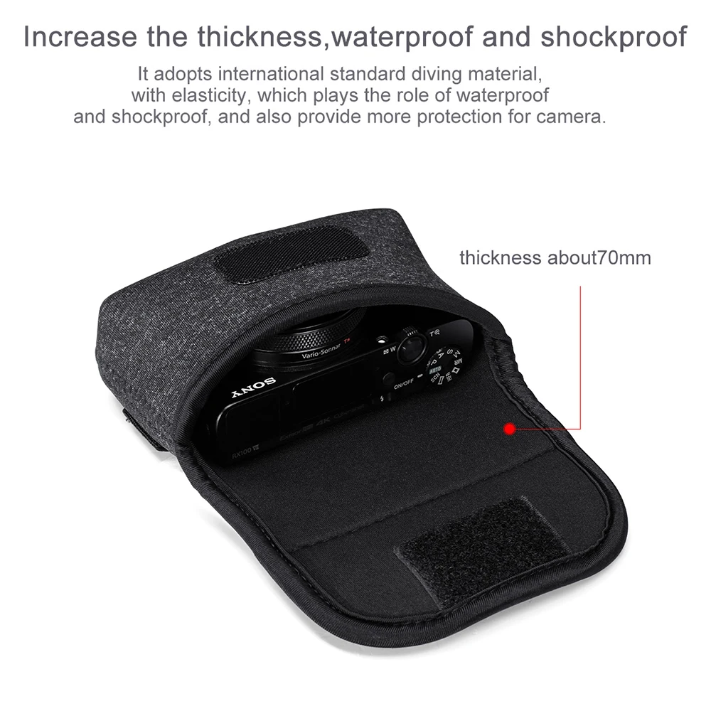 UURig R014 сумка для камеры защитный чехол переноски хранения sony RX100 VII Canon G7X Mark III