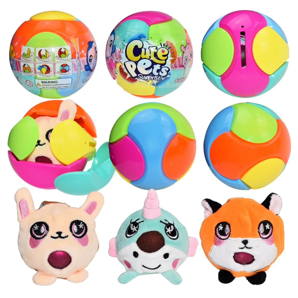 

Детские развивающие игрушки выжать декомпрессии игрушки Fidget ПЭТ пузырь глухая коробка плюшевые снятие стресса Спиннер игрушка мяч