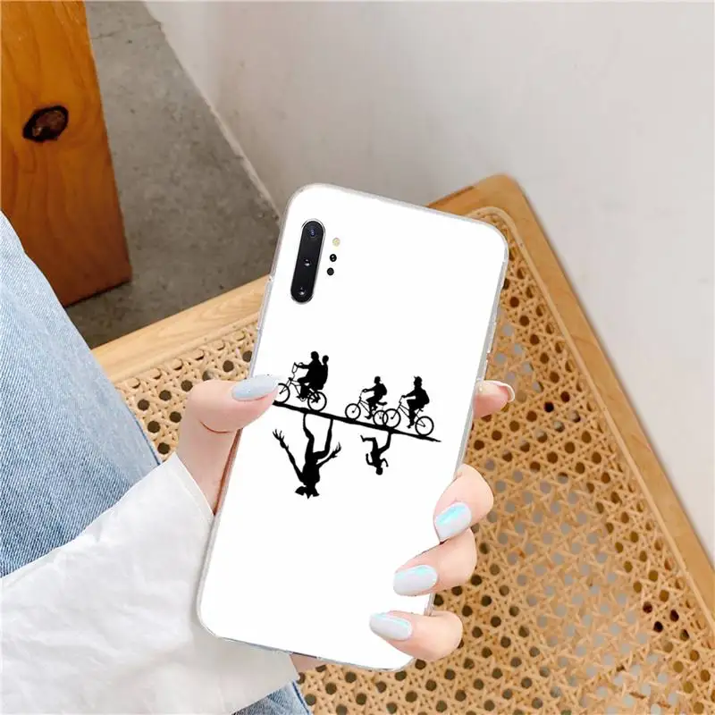 

Stranger things Fashion TV Phone Case Transparent for Samsung A 71 51 21S S 20 fe 10 9 8 plus xiaomi 11 redmi note 9 8 s pro