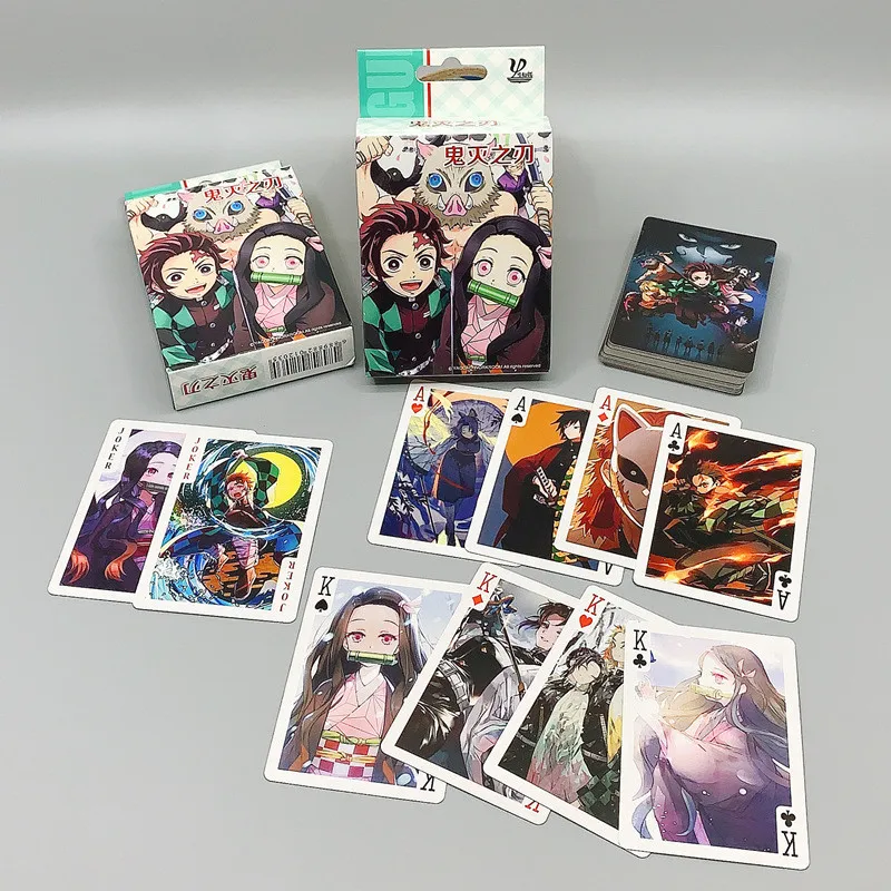 Новый аниме демон убийца Косплэй игральные карты 54 листов Card Captor для взрослых