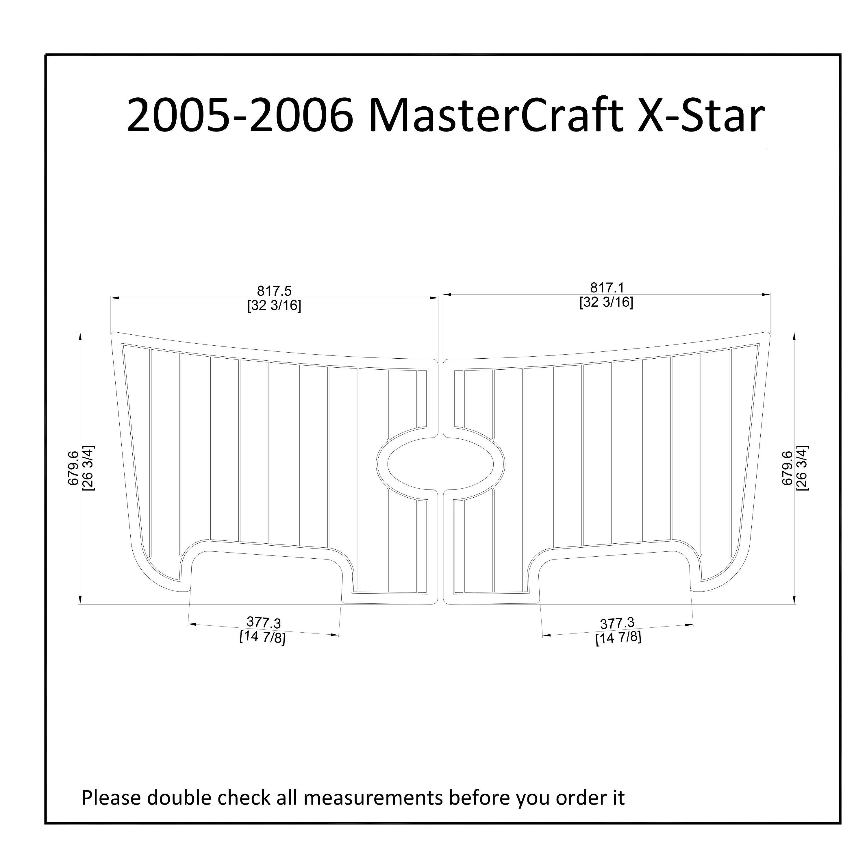 2005-2006 MasterCraft X-STAR Swim Platform Boat EVA Faux Foam Teak Deck Floor | Автомобили и мотоциклы