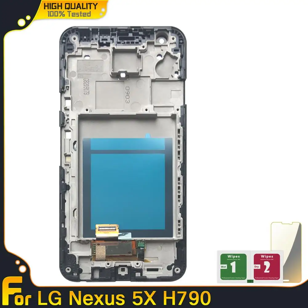 100% протестированные Новые запасные части LCD s дисплей для LG Nexus 5X H790 H791 с рамкой