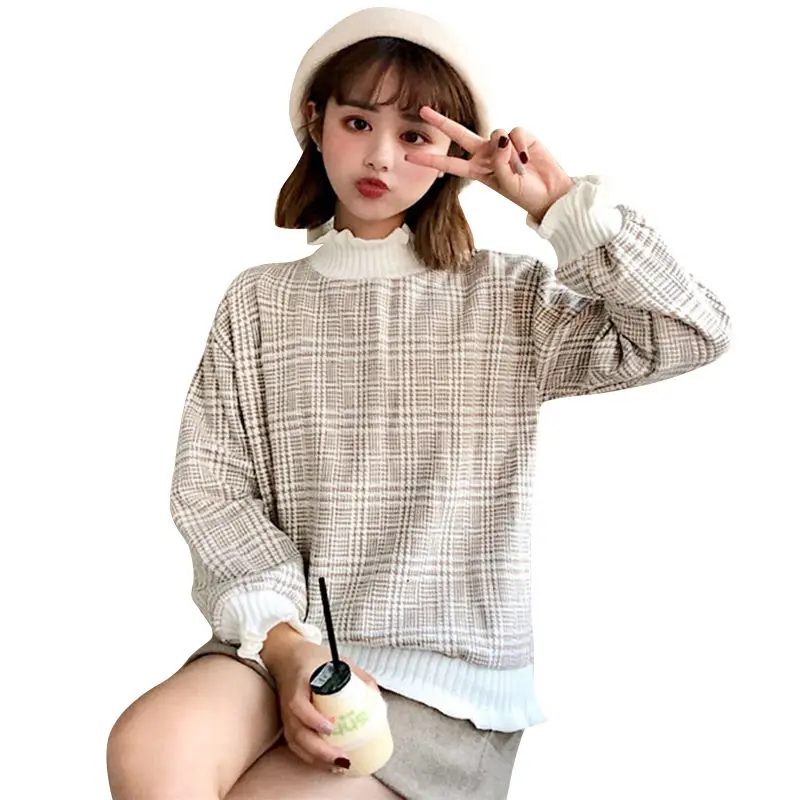 Рисунок 3 - Женский пуловер в клетку