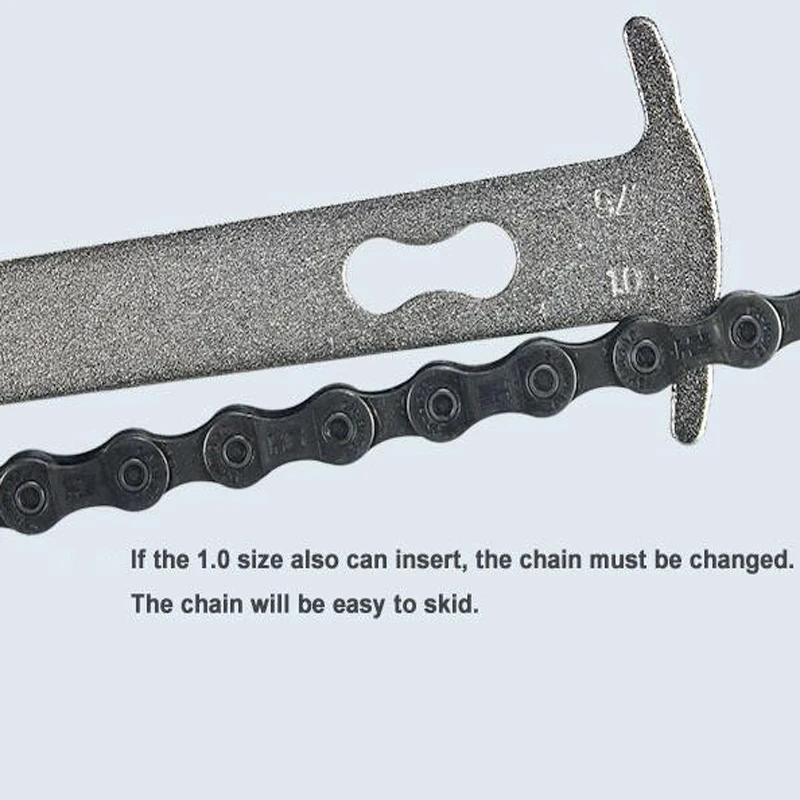 

Цепь износ индикатор инструмент для демонтажа цепи велосипеда (проверьте измеритель горный инструмент для велосипедной цепи Инструменты д...