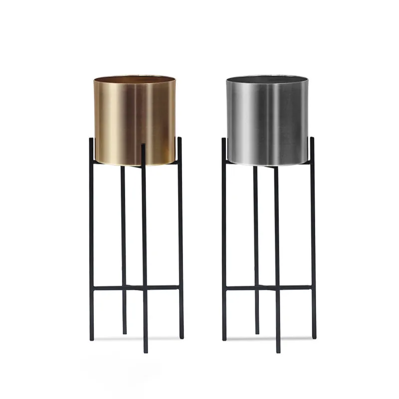 Металлический цветочный горшок в скандинавском стиле простая креативная