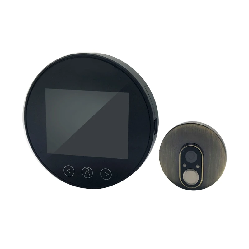 Умный Визуальный дверной звонок 2 8 дюйма светодиодный дисплей цифровой глазок