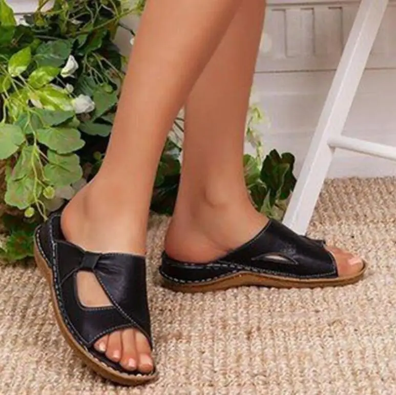 

2020 Summer Women Sandals Fashion Stitching Sandals Ladies Open Toe Casual Sandals Platform Fish Mouth Sandals Beach Woman Shoes