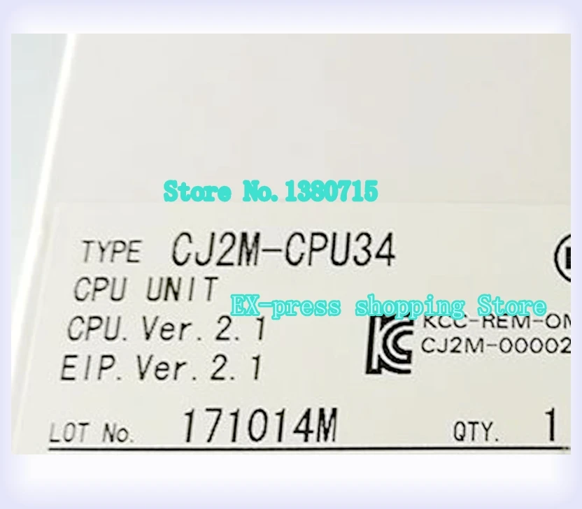 

New Original CJ2M-CPU34 PLC CPU EtherNet/IP 30K Steps