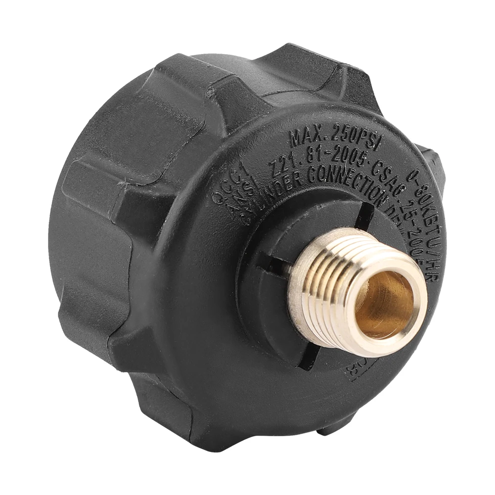 Внешняя резьба 1/4 дюйма Быстрый Газовый Пропан Регулятор разъем с Acme гайки для