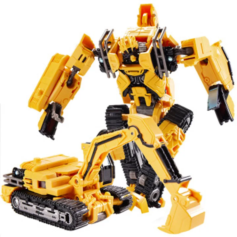 

Deformation Toy King Kong SS Hercules Yellow Roaring Heavy-duty Magic Sickle Alloy Engineering Vehicle Robot Model