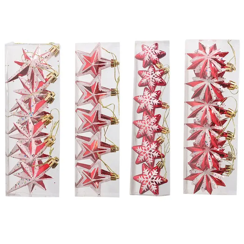 

23 шт. Рождественская многоугольная звезда, пятиконечная звезда, Рождественская елка, сделай сам, подвесной декор, подвеска, товары для вечер...