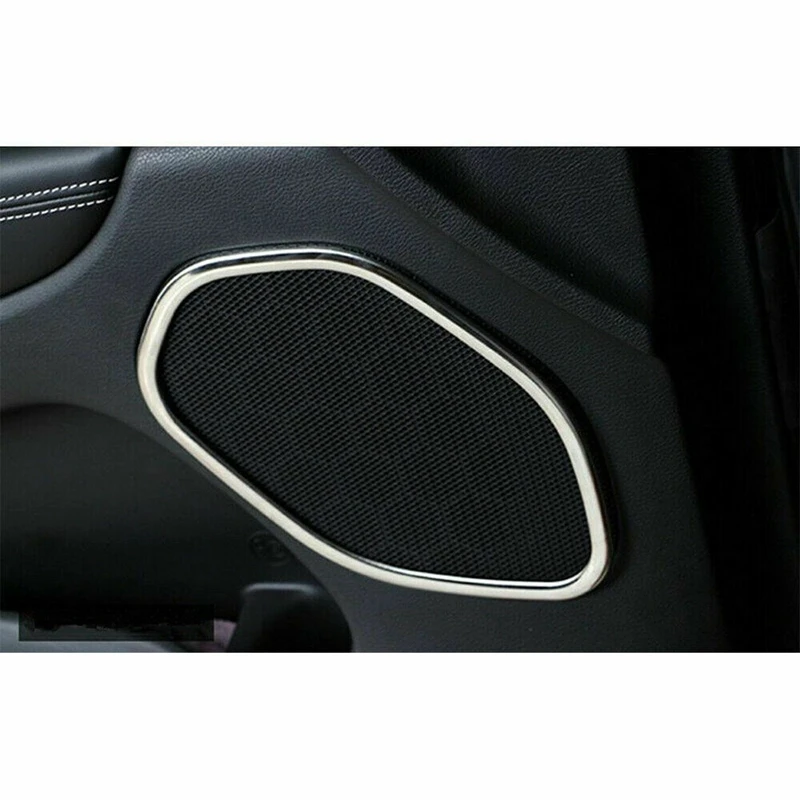 

4Pcs Car Door Speaker Frame Cover Trim Kit for Jeep Grand Cherokee 2011+