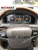for toyota land cruiser 2008 2020 android digital meter screen instrument panel replacement entertainment car multimedia player