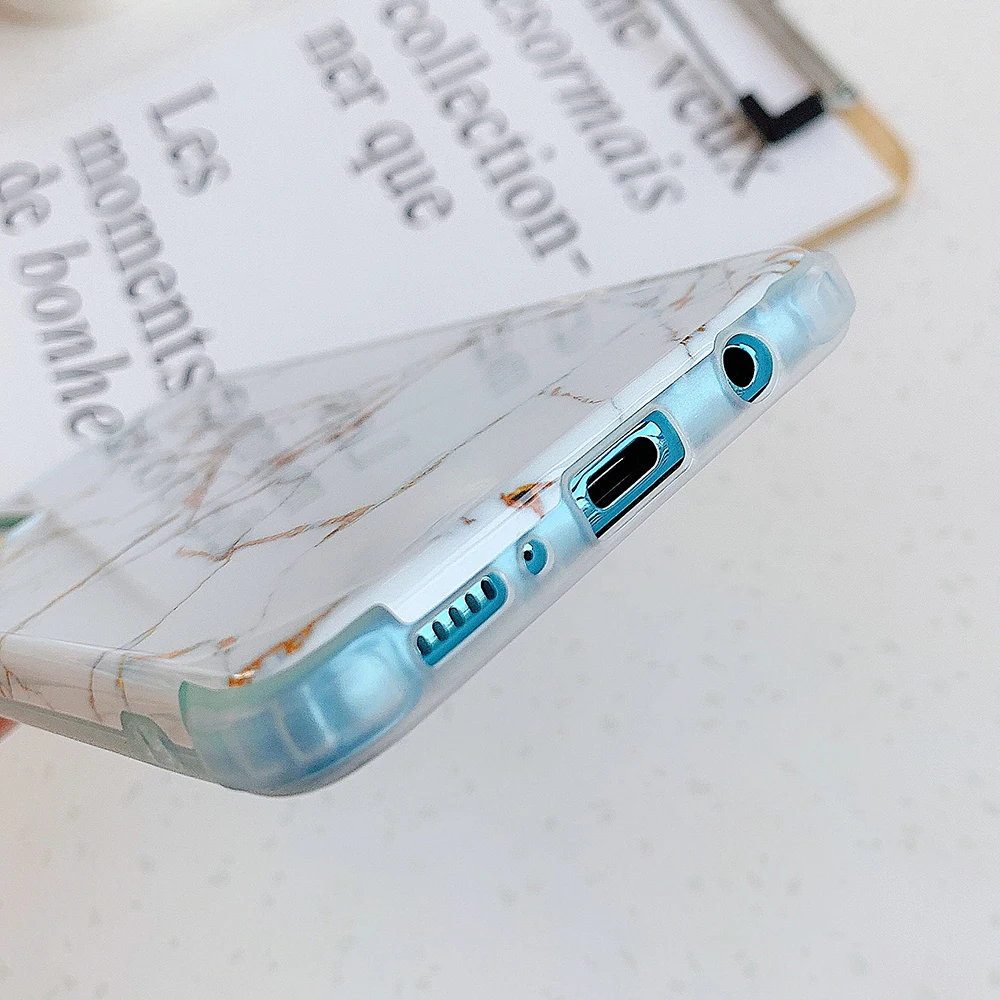 SUYACS новые мраморные чехлы для телефонов Samsung Galaxy S20 S10 S9 S8 Plus Note 8 9 10 Huawei P40 P30 мягкий
