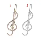 Женские Элегантные классические заколки для волос в форме скрипичного ключа, Роскошные блестящие заколки для волос, украшения для вечерние Ринок