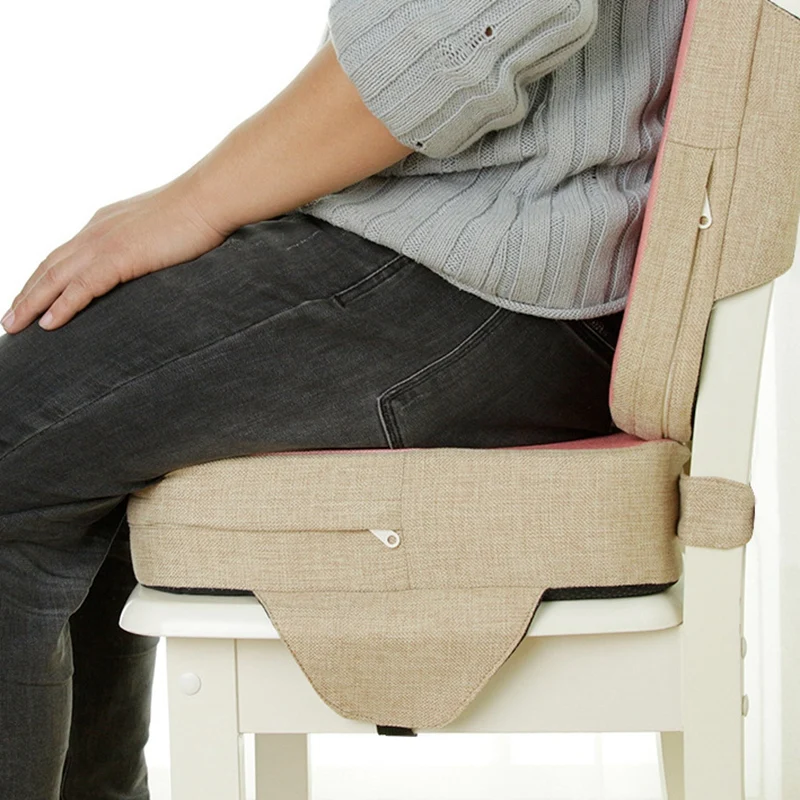 

2 Pcs Baby Dining Chair Cushion Kids Increased Chair Pad Adjustable Highchair Chair Booster Cushion Seat Chair For Baby