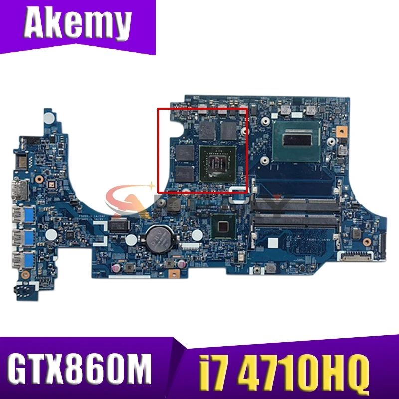 

For Acer aspire VN7-591 VN7-591G Laptop motherboard 14206-1 448.02W02.0011 CPU i7 4710HQ GPU GTX860M tested 100% work Mainboard