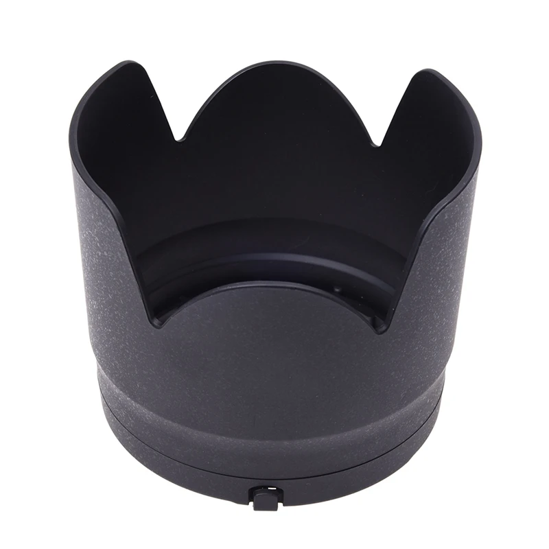 

1 Pcs Replacement 52mm 58mm 67mm Camera Lens Cap Holder Buckle & 1 Pcs ET-87 Lens Hood, Black
