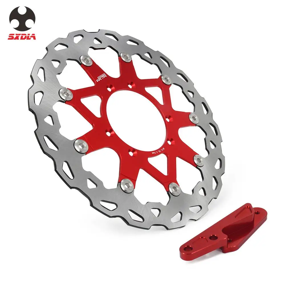 Мотоцикл 320 мм плавающие тормозные диски ротор с кронштейном для HONDA CR125R CR250R CRF250R
