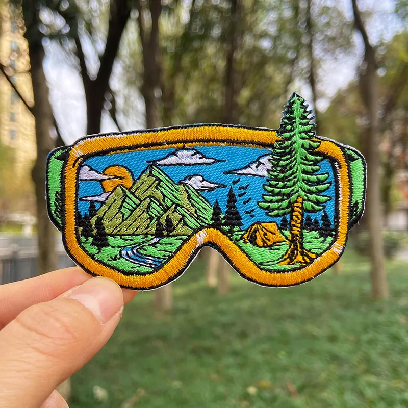 Патч для одежды с вышивкой на липучке | Дом и сад