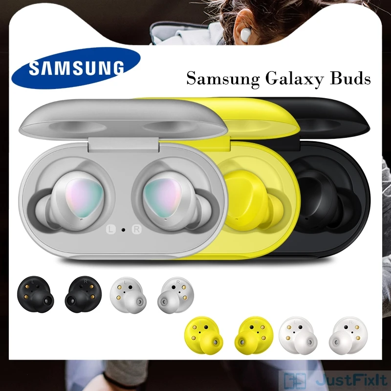 100% Оригинальные беспроводные наушники вкладыши Samsung Galaxy Buds спортивные для S20 Ultra