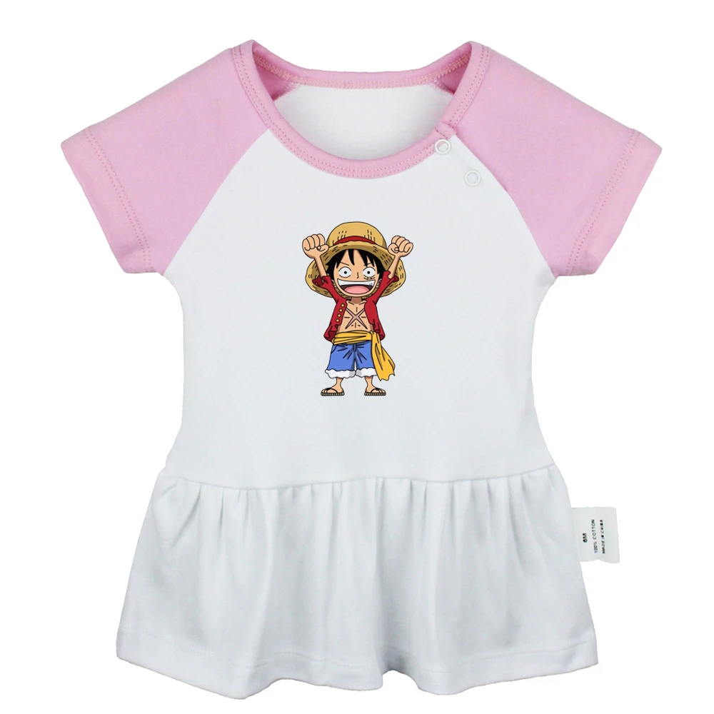 Мультяшная Милая цельная Обезьяна D. Луффи Тони Чоппер Брук дизайн новорожденных