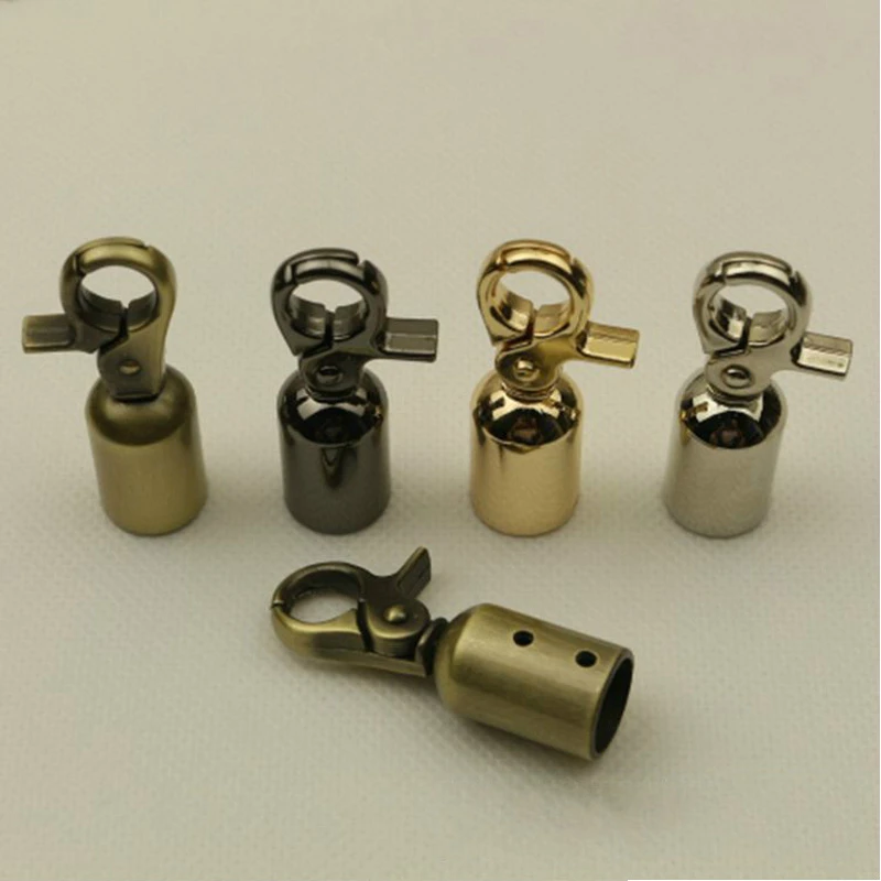 10 Pcs Bag Straps Connector Hanger Metal Buckles For Bag Cap Clasp Handbag Strap Stopper Cord Hooks Bag Hardware Accessories