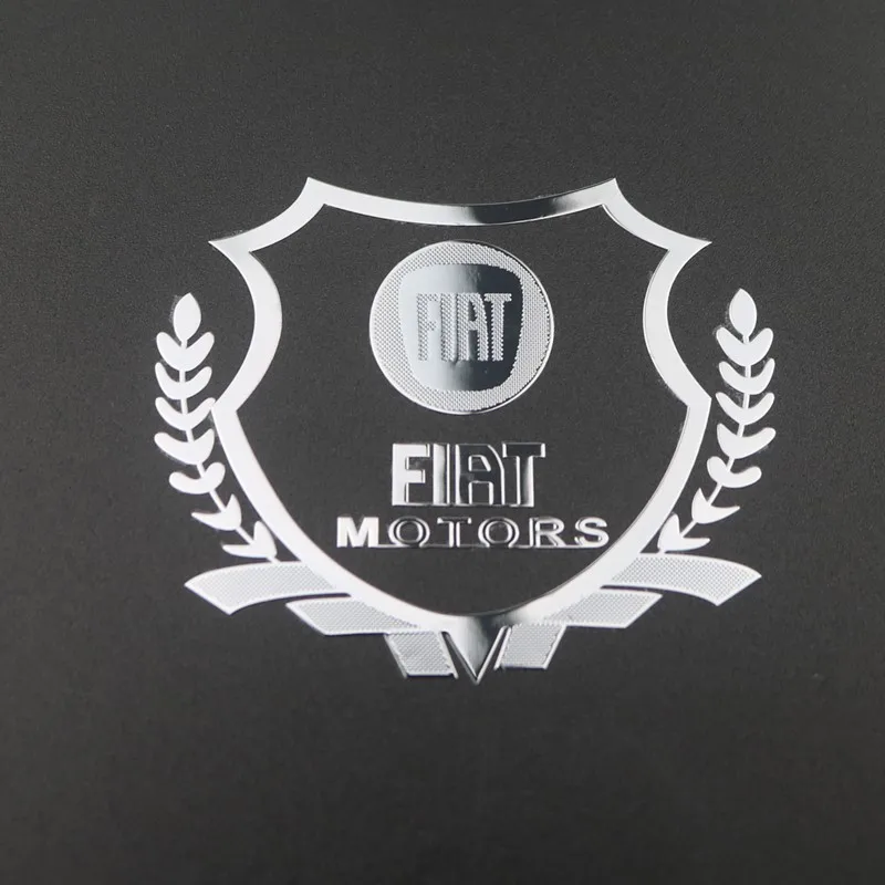 Металлический 3D значок для боковой двери автомобиля 2 шт. наклейки Fiat 500 Punto Bravo Stilo