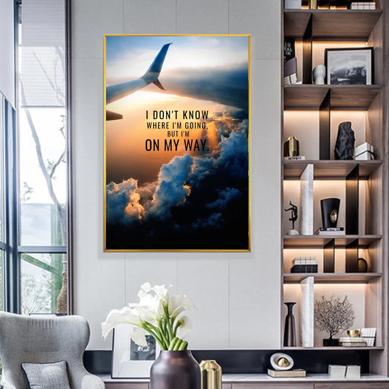 

Sky Landscape Canvas Painting for Living Room Home Wall Decor Art Posters Prints Modern Office Inspirational Decoration Pictures