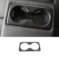for mazda 3 2019 2020 stainless steel car rear water cup frame decoration cover trim sticker car styling accessories 1pcs