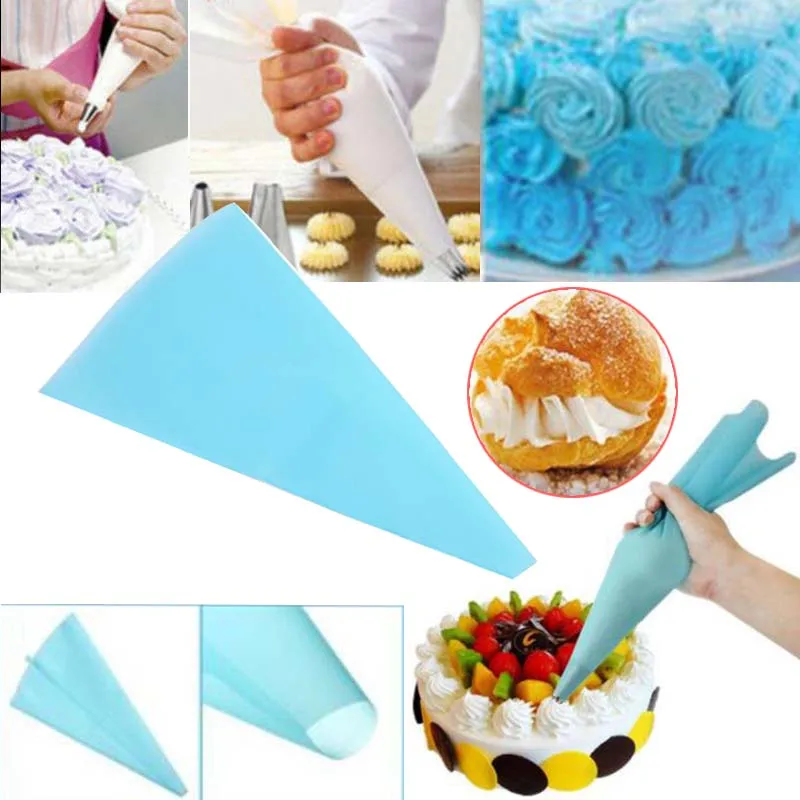 Силиконовый многоразовый кондитерский мешок для обледенения крема DIY