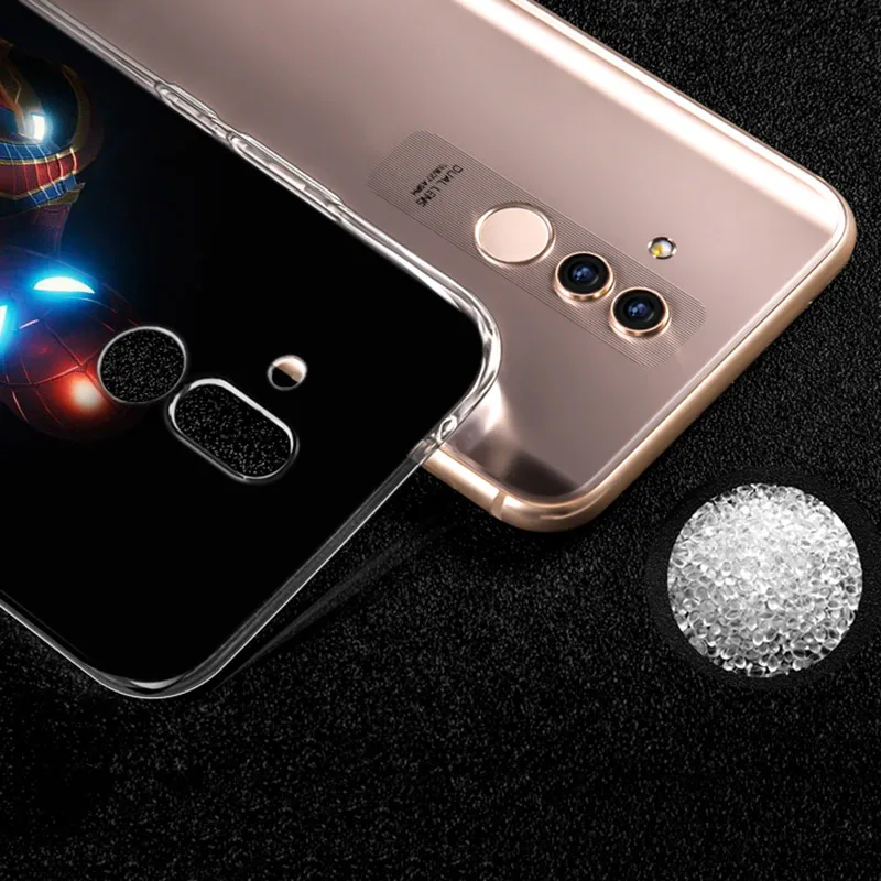 Силиконовый чехол Железный человек Marvel Мстители для Huawei Mate 40 30 20 20X 10 RS P Smart 2021 2020 Z S