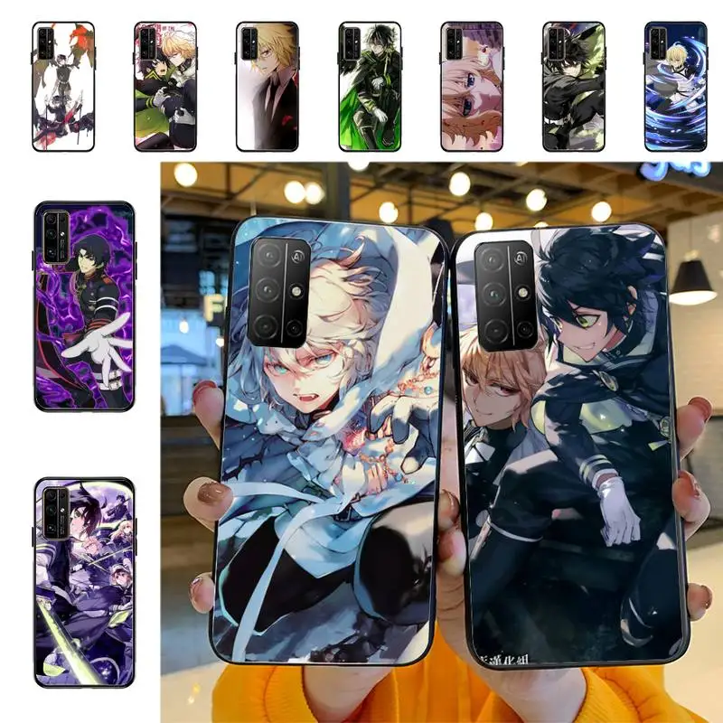 YNDFCNB аниме Owari no Seraph Of The End чехол для телефона Huawei Honor 8 9 10 5A 30 20 pro lite 8X 8C|Бамперы| |